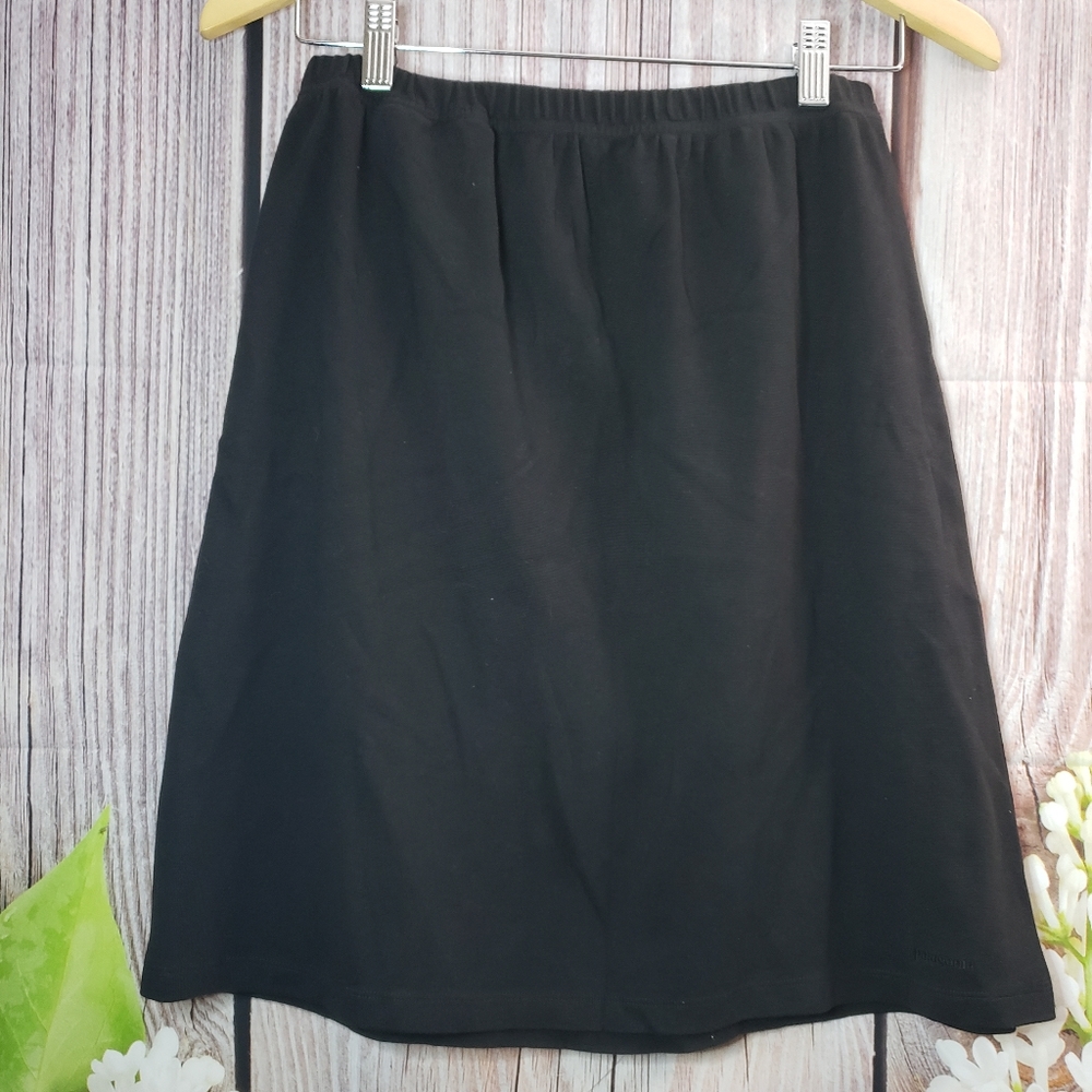 Patagonia Organic Cotton Black Aline Skirt M